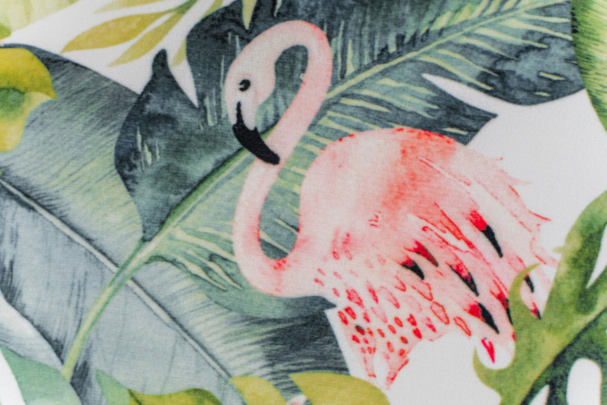 B-Ware KAWOLA Sessel MINGO Velvet Flamingo