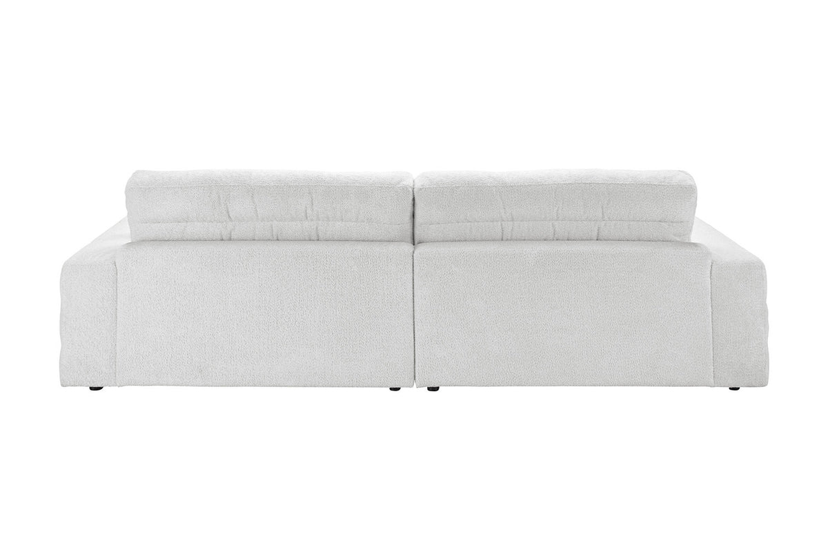KAWOLA Big Sofa LANA Stoff hellgrau
