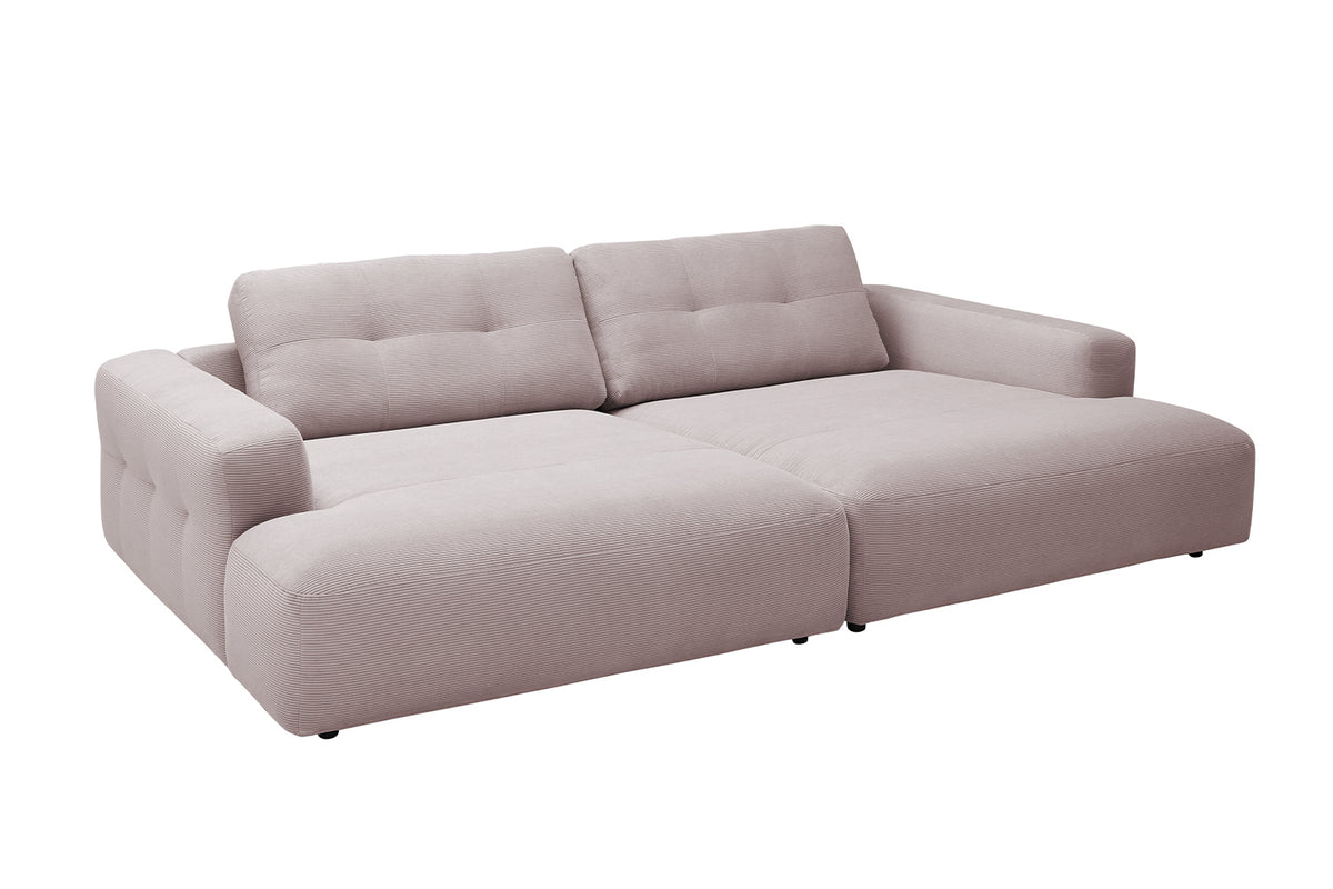 KAWOLA Big Sofa MIKA Feincord rosa