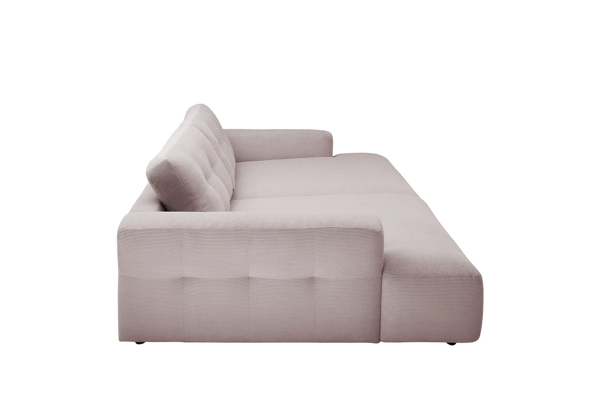 KAWOLA Big Sofa MIKA Feincord rosa