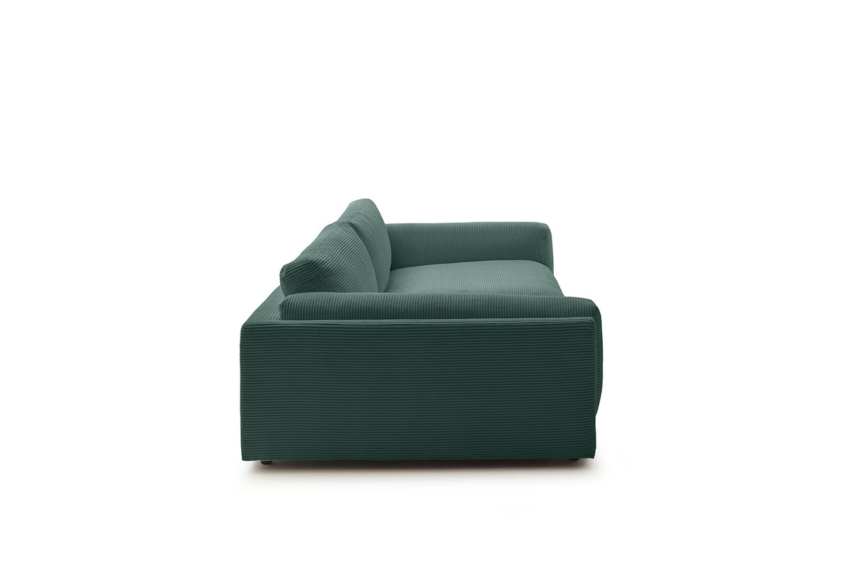 KAWOLA Big Sofa RAINA Cord smaragd
