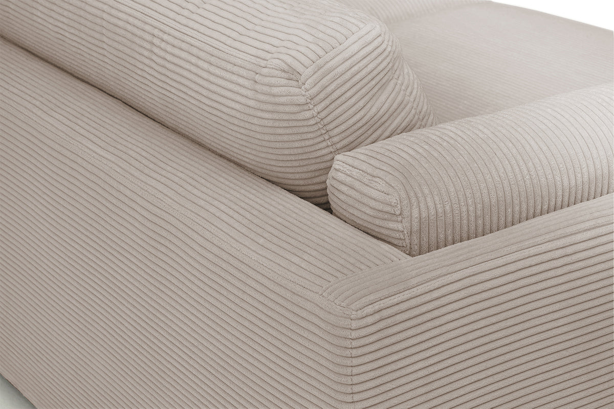 KAWOLA Big Sofa RAINA Cord taupe