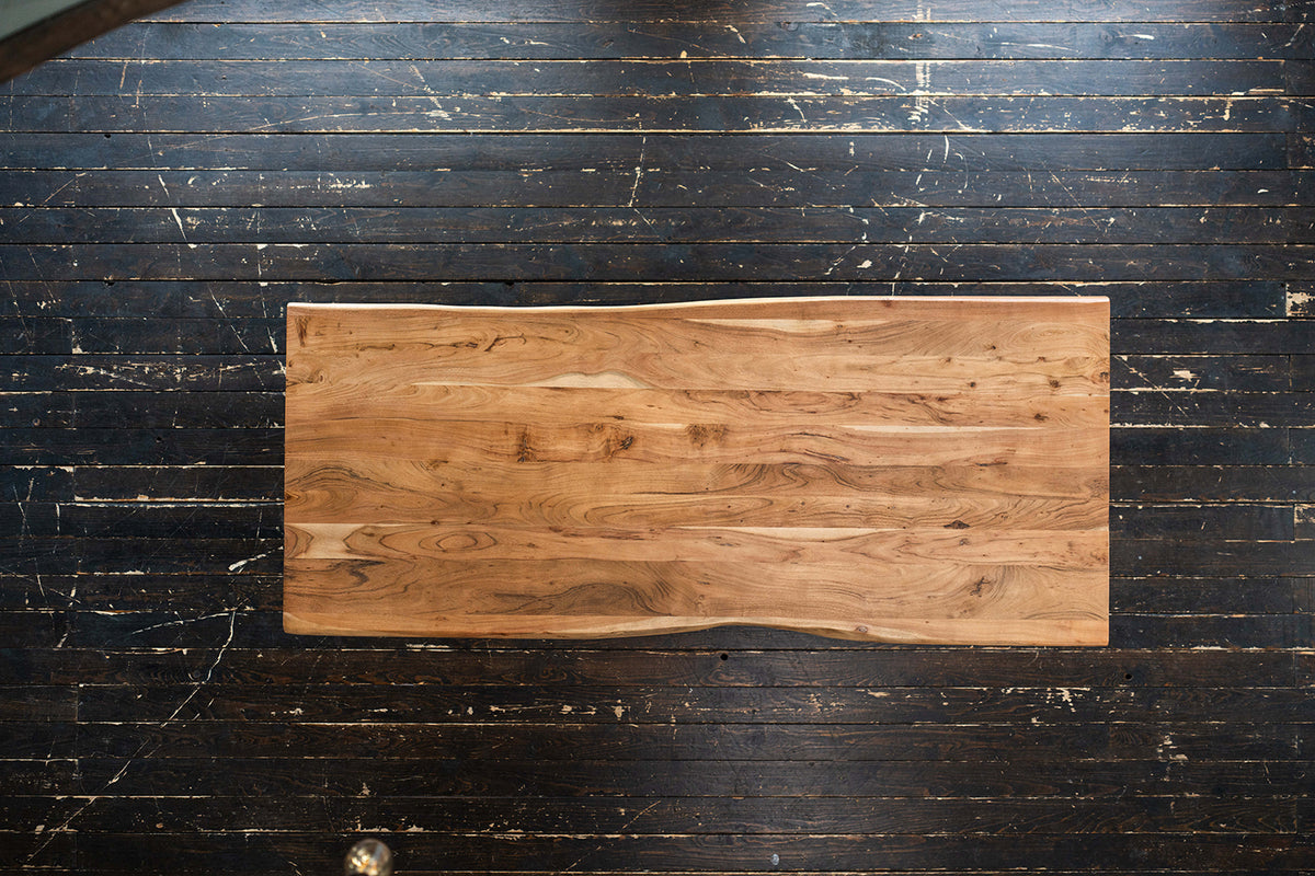 KAWOLA Esstisch PALO Akazie massiv Natürliche Baumkante