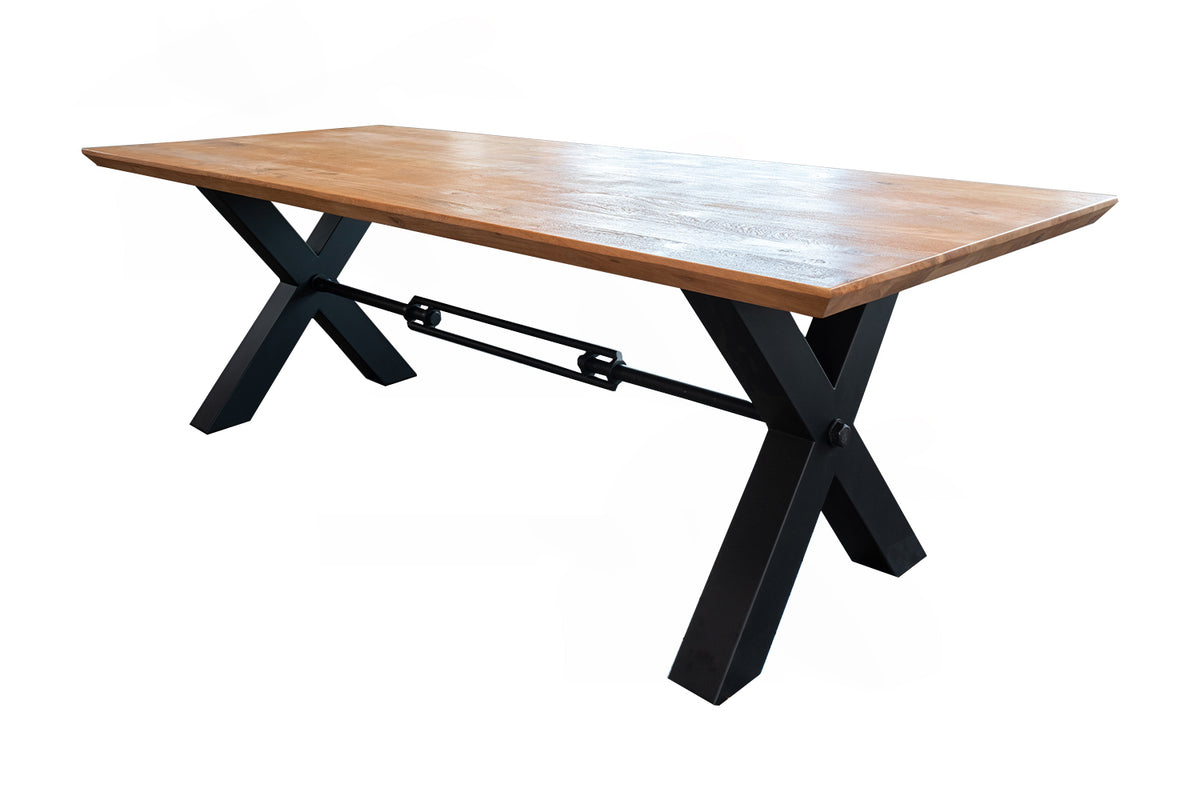 KAWOLA Esstisch PALO Akazie massiv Schweizer Kante