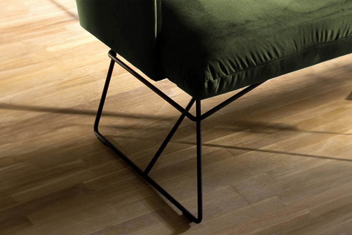 KAWOLA Esszimmerbank CHARME Velvet oliv