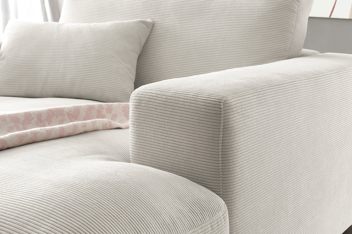 KAWOLA Longseat MADELINE Feincord silber