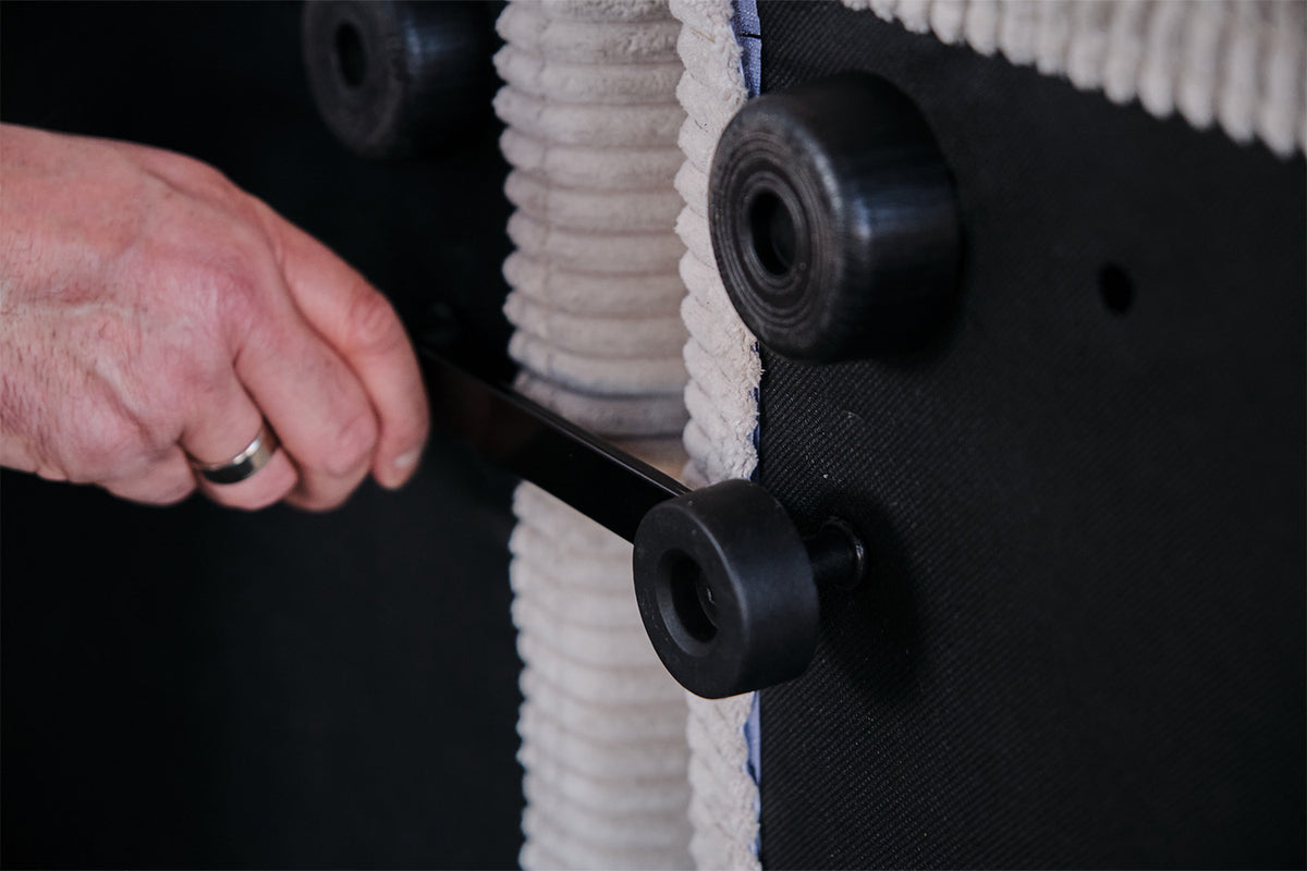 KAWOLA Modulsofa WIOLO SOFT 2 Module 2 Rückenkissen Cord hellgrau