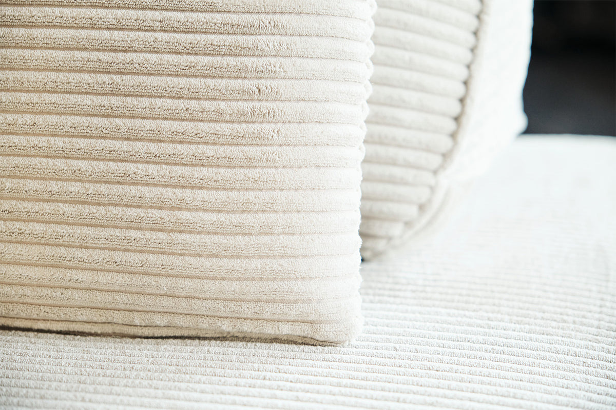 KAWOLA Modulsofa WIOLO SOFT 6 Module 6 Rückenkissen Cord cremeweiß