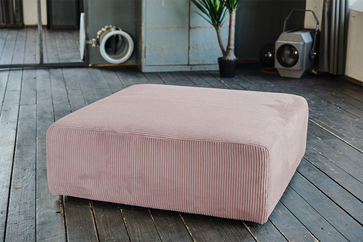 KAWOLA Modulsofa WIOLO SOFT 6 Module 6 Rückenkissen Cord rosa
