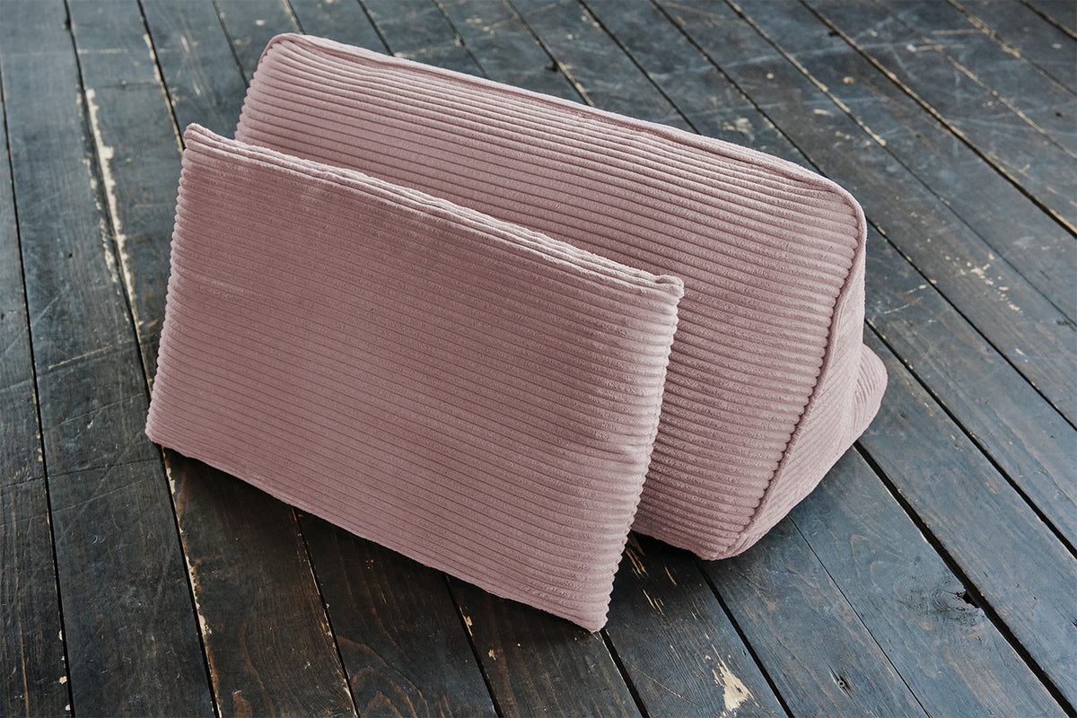 KAWOLA Modulsofa WIOLO SOFT 6 Module 6 Rückenkissen Cord rosa