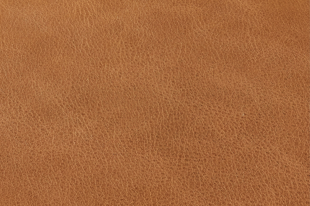 KAWOLA Polsterhocker CELESTE Hockerbank Leder cognac