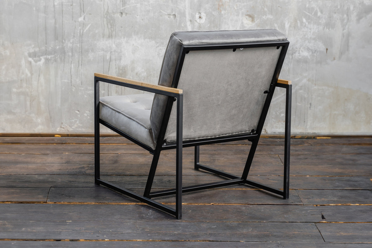 KAWOLA Sessel ARLY Polstersessel Bezug Velvet grau