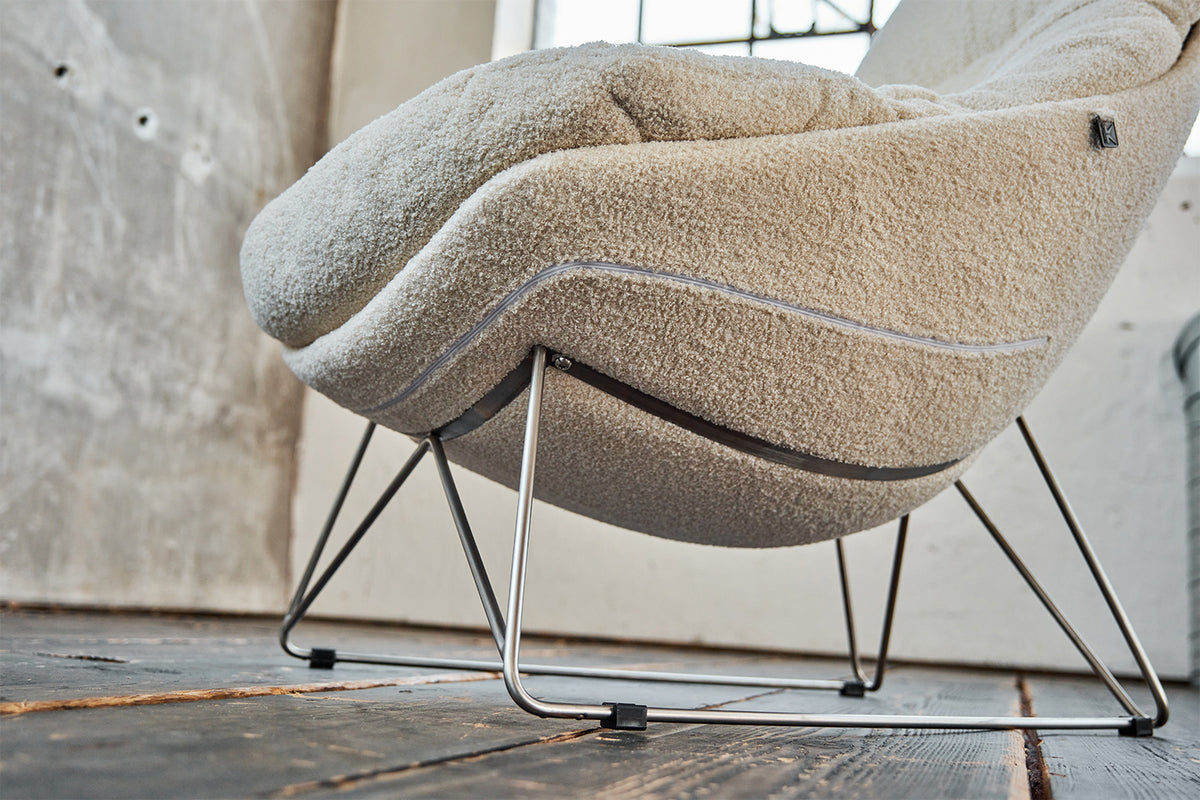 KAWOLA Sessel AVON Relaxsessel Stoff beige