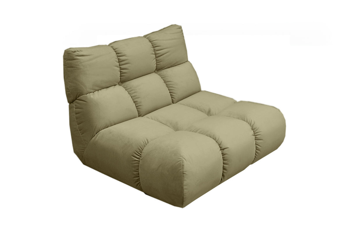 KAWOLA Sessel VIVIEN Drehsessel Velvet oliv