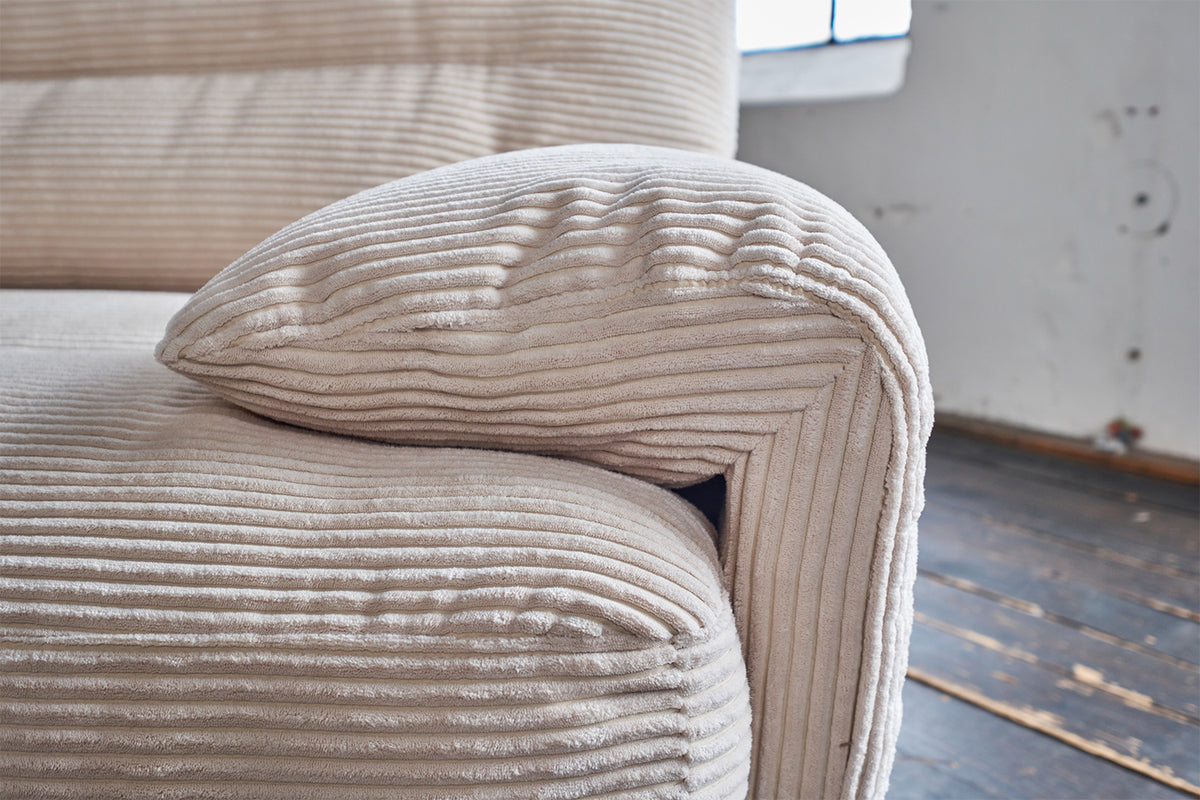 KAWOLA Sofa CINE XXL-Sofa 3-Sitzer Cord braun