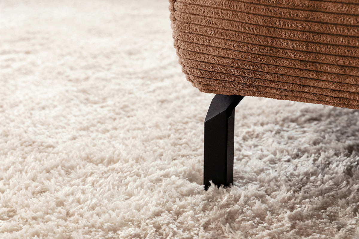 KAWOLA Sofa DELIA Ecksofa Cord rost