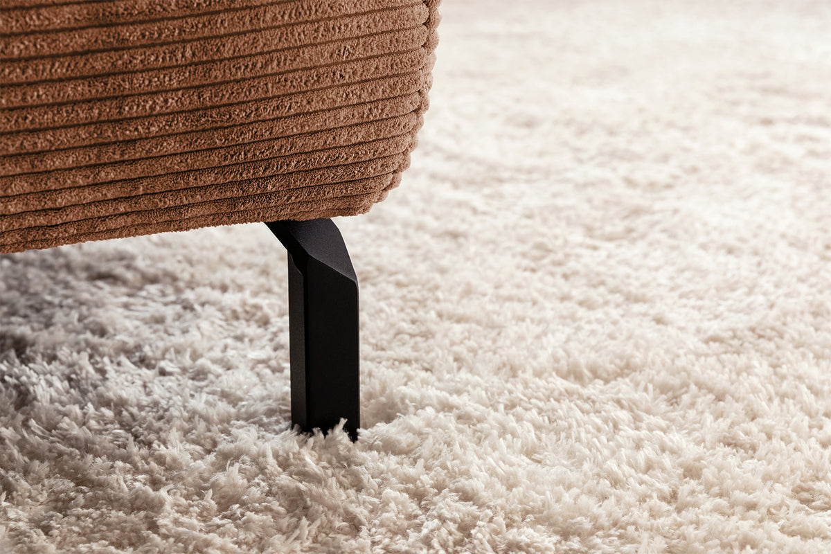KAWOLA Sofa DELIA Ecksofa Cord rost