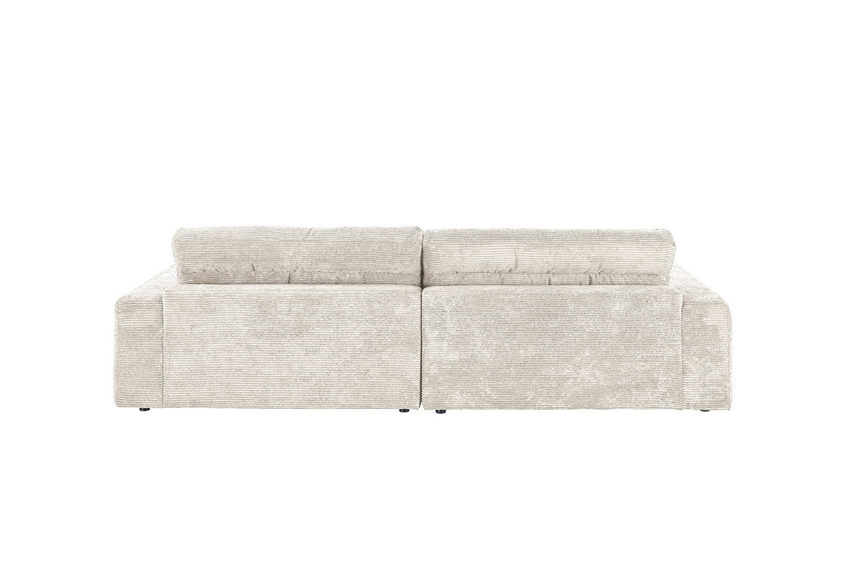 KAWOLA Sofa LANA Ecksofa Cord cremeweiß