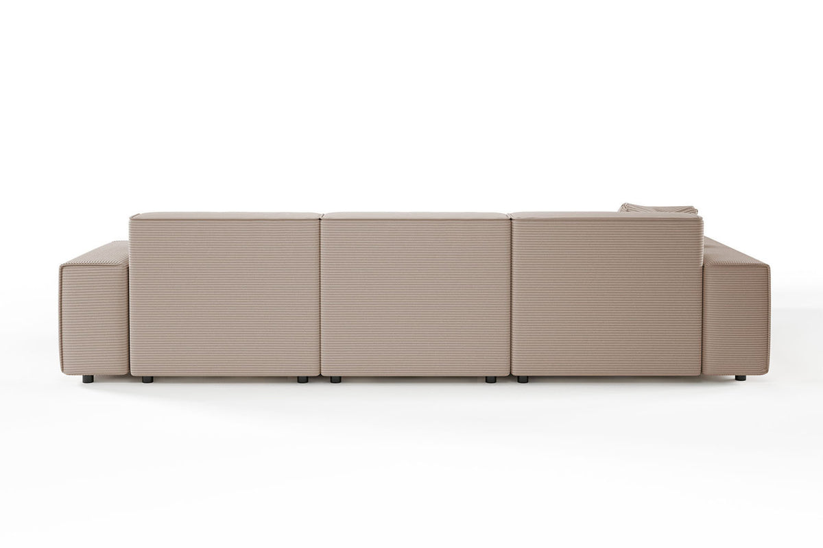 KAWOLA Sofa RANI Ecksofa Cord taupe