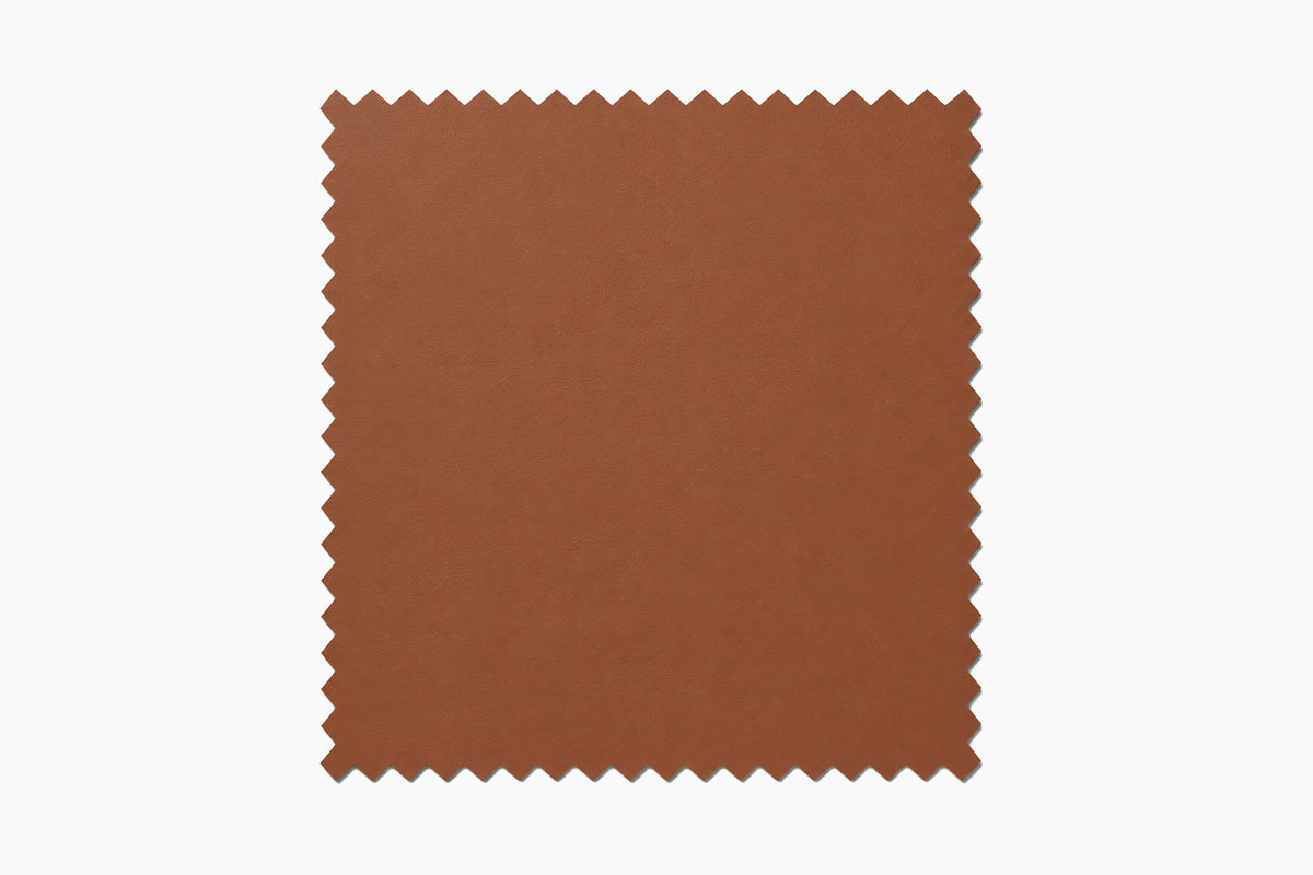 KAWOLA Stoffmuster Kunstleder cognac