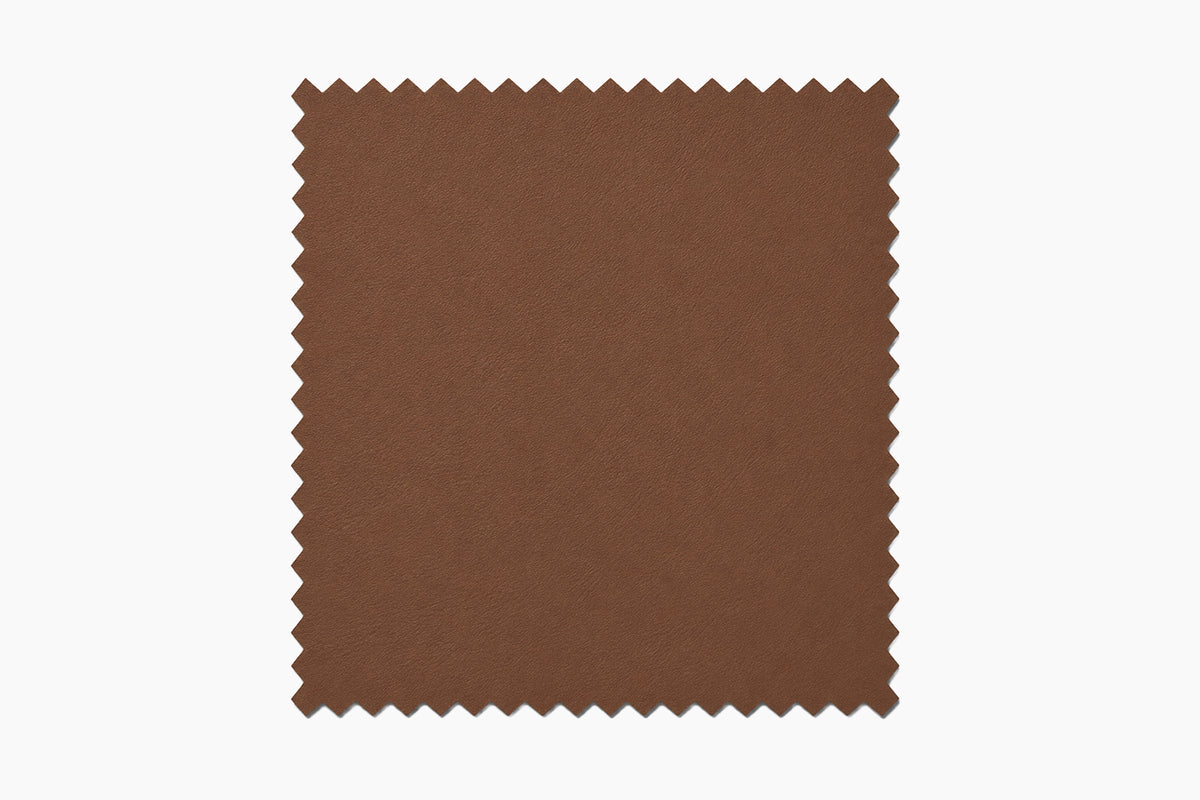 KAWOLA Stoffmuster Leder cognac