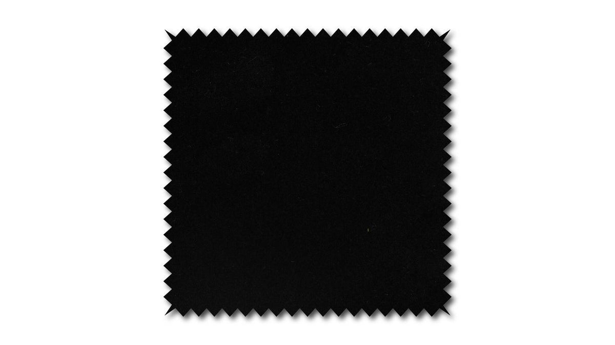 KAWOLA Stoffmuster Velvet schwarz