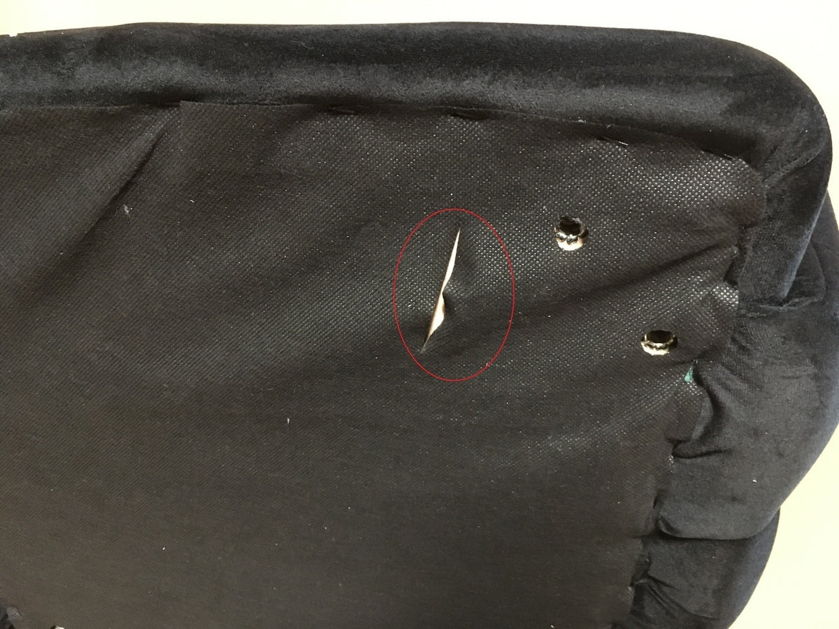 B-Ware KAWOLA Esszimmerstuhl LIMA Drehstuhl Stoff schwarz