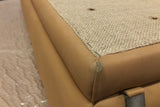 B-Ware KAWOLA Hocker WIOLO Leder cognac
