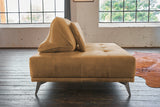 B-Ware KAWOLA Hocker WIOLO Leder cognac