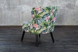 B-Ware KAWOLA Sessel MINGO Velvet Flamingo