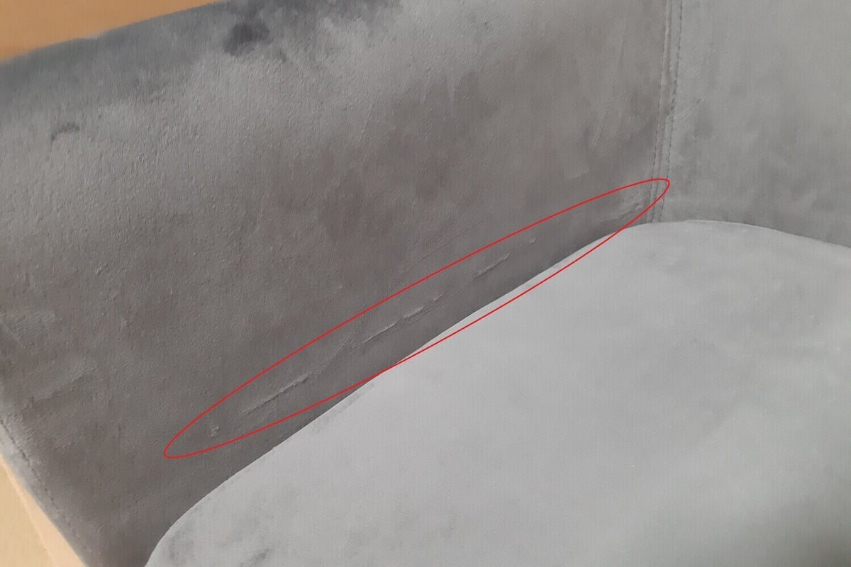 B-Ware KAWOLA Sessel NARLA Polstersessel Velvet grün