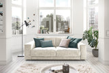 B-Ware KAWOLA Sofa MADELINE 2-Sitzer Cord cremeweiß