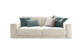 B-Ware KAWOLA Sofa MADELINE 2-Sitzer Cord cremeweiß