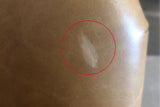 B-Ware KAWOLA Stuhl Cali Sessel Leder schwarz Füße Edelstahl