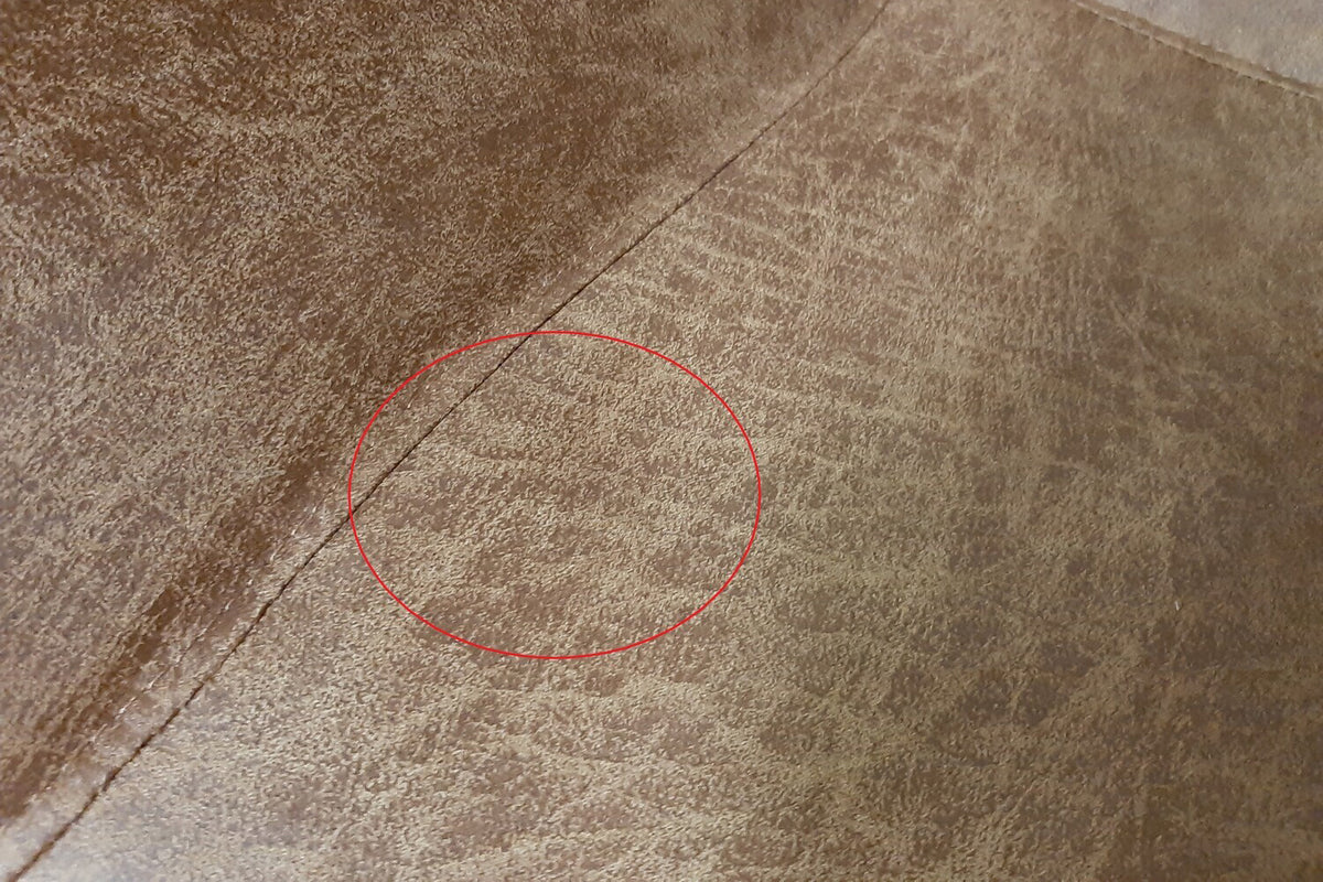 B-Ware KAWOLA Stuhl Cali Sessel Microfaser taupe Füße matt-schwarz