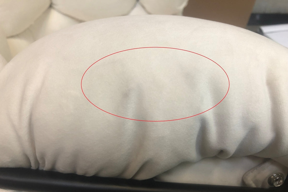 B-Ware KAWOLA Thekenhocker ZAJA Barstuhl Sitzhöhe 65 cm Velvet petrol