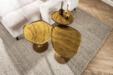 KAWOLA Beistelltisch DARI M Glas gold