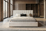 KAWOLA Bett CATTURA Polsterbett Velvet creme