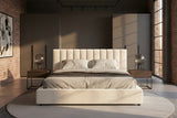 KAWOLA Bett CATTURA Polsterbett Velvet creme