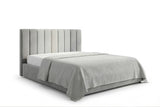 KAWOLA Bett CATTURA Polsterbett Velvet grau