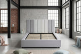 KAWOLA Bett CATTURA Polsterbett Velvet grau