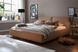 KAWOLA Bett HENRY Polsterbett Cord rost, 200 x 140 cm