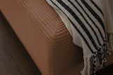 KAWOLA Bett HENRY Polsterbett Cord rost