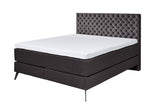 KAWOLA Bett SINDAR Boxspringbett Stoff anthrazit