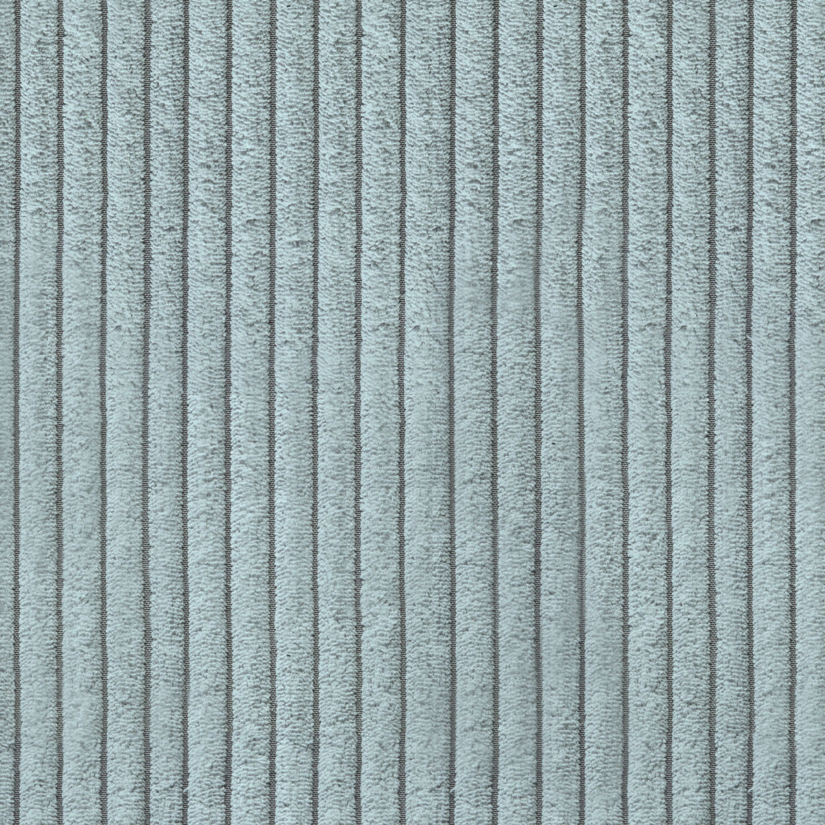 KAWOLA Big Hocker MADELINE Polsterhocker Cord hellblau
