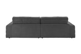 KAWOLA Big Sofa LANA Stoff schwarz
