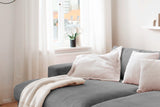 KAWOLA Big Sofa MADELINE Cord grau