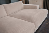 KAWOLA Big Sofa MADELINE Cord taupe