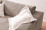 KAWOLA Big Sofa MADELINE Cord taupe
