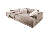 KAWOLA Big Sofa MADELINE Cord taupe